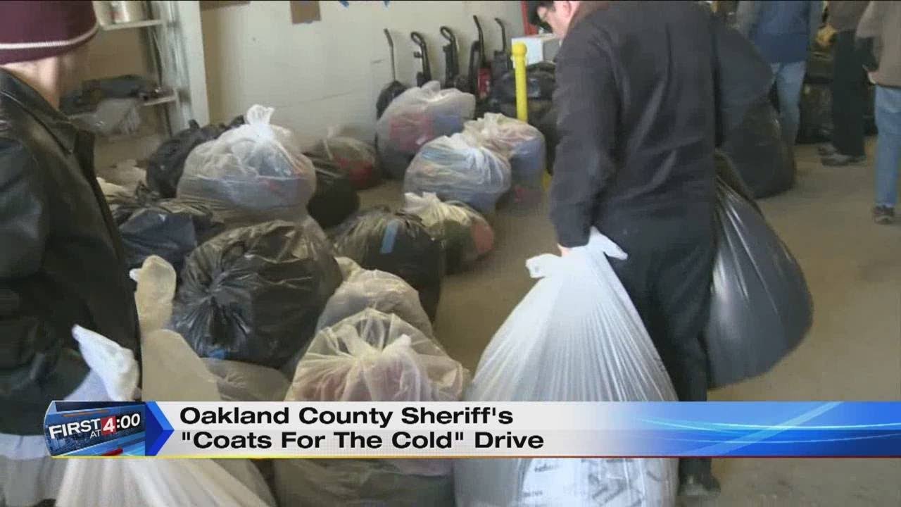 Oakland County Sheriff holds 'Coats for the Cold' drive YouTube