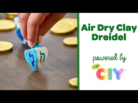 Crayola DIY Dreidel Craft, Hanukkah Craft for Kids || Crayola CIY