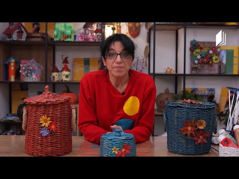 როგორ გავაკეთოთ სათავსო კალათები ქაღალდისგან #ტელესკოლა