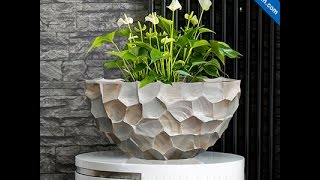 Seashell Planters & Pots Mother of Pearl Big Shell Vase Vietnam