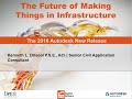 The Future of Making Things in Infrastructure: The 2016 Autodesk New Release