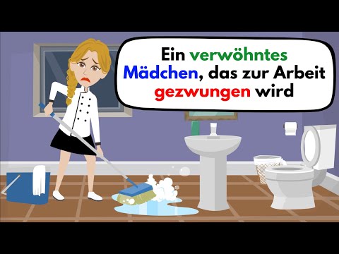 Deutsch lernen | Ein verwöhntes Mädchen, das zur Arbeit gezwungen wird.