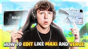 How to *EDIT* Fortnite Highlights Like MAXI AND XEN VERGE - Davinci Resolve & After Effects