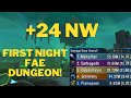 My first night fae frost key! +24 Necrotic Wake 14.7k Overall Frost Mage POV