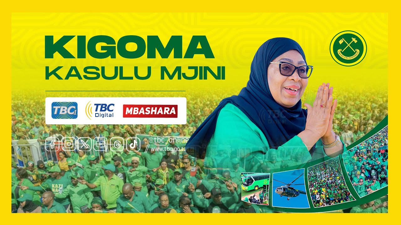 🔴#TBCLIVE: MKUTANO WA KAMPENI ZA MGOMBEA URAIS CCM -KASULU,KIGOMA