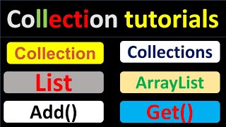 #Collection   How to use collection method  and introductions in java