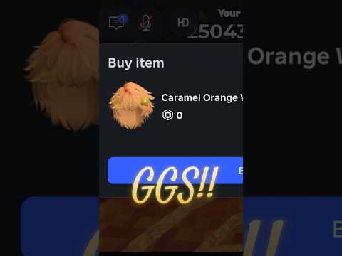 Sniping Carmel Orange Waffle Messy Fringe #roblox