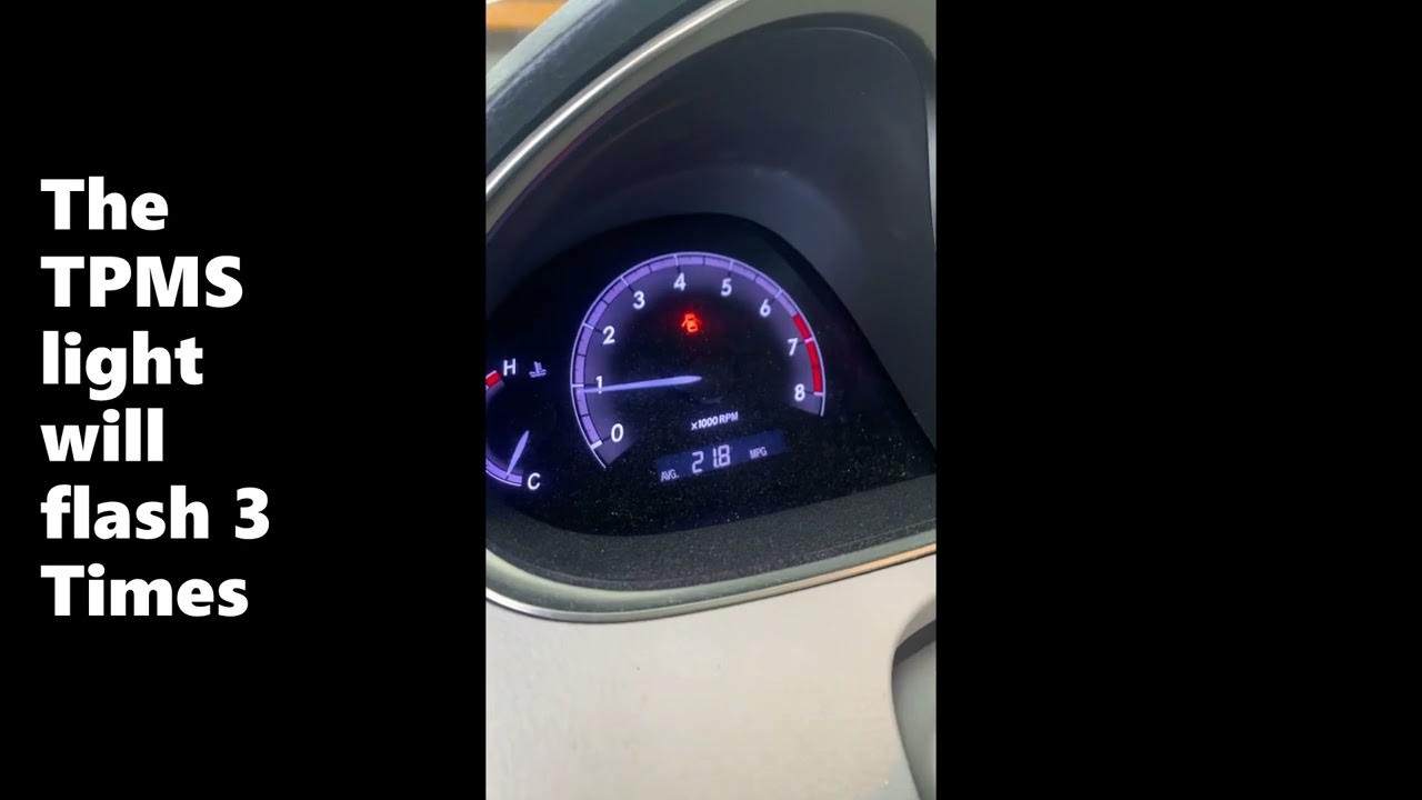 2011 Toyota Avalon Tire Pressure Light Reset - How to Reset TPMS Light
