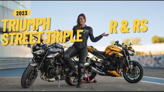 New Triumph Street Triple R vs. RS 2023 – Test Ride Review Road & Racetrack with Sound Check