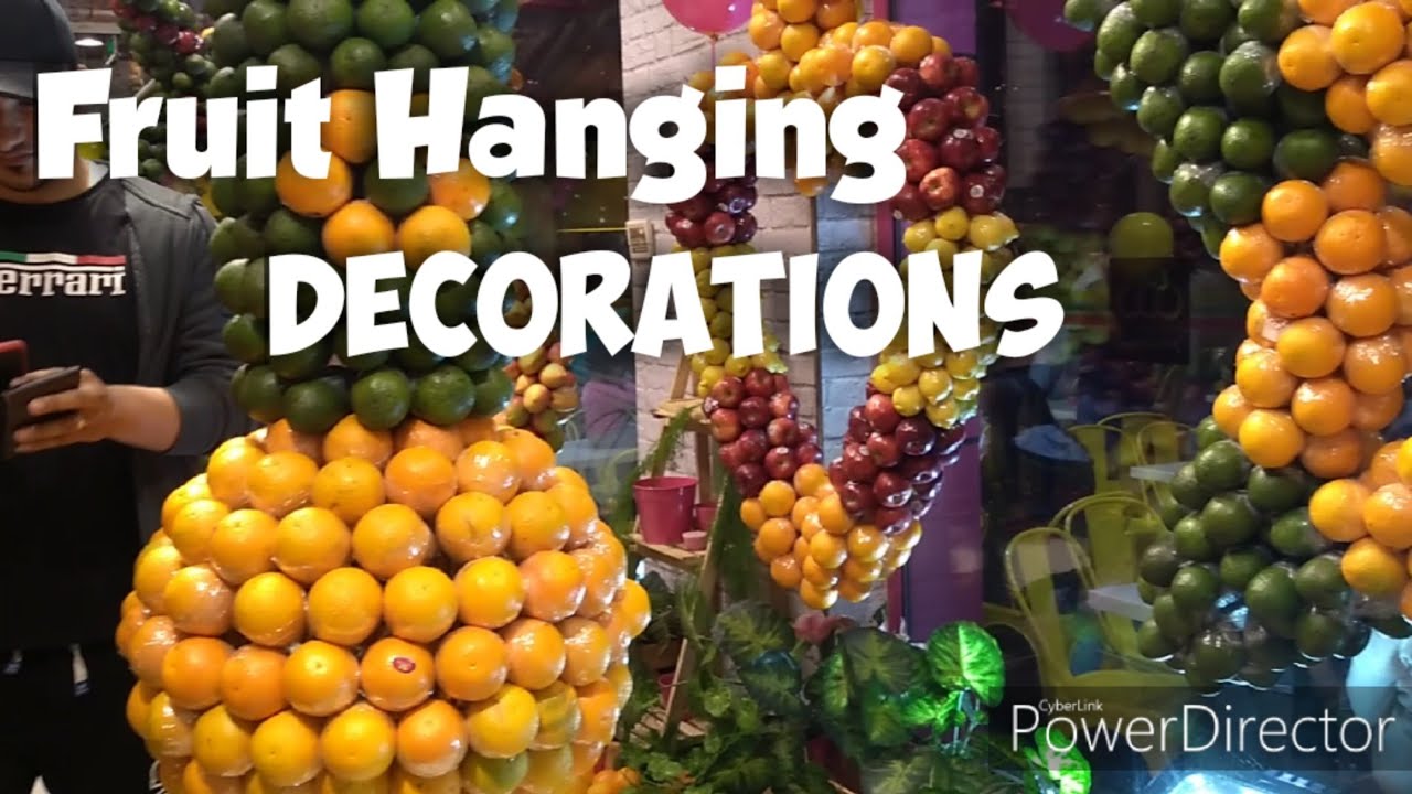 JUICE WORLD Real Fruit Hanging Decorations Creative Ideas in Another