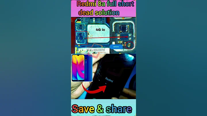 Redmi 8a full shorting solution