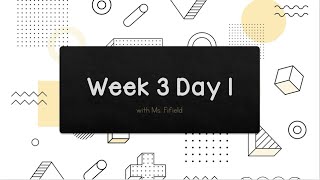 Week 3 Day 1 Math Support