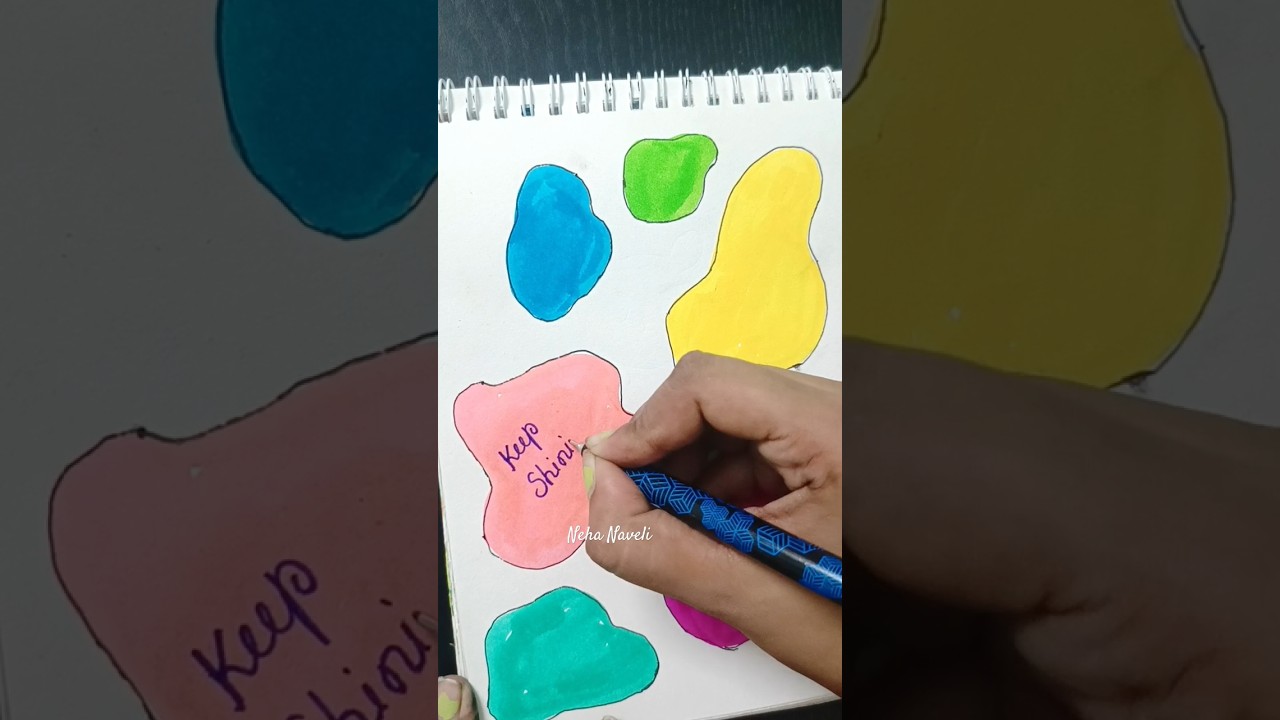 Art with Doms brush pen #shorts #short #trending #art #satisfying #nehanaveli #nehanavelivlogs