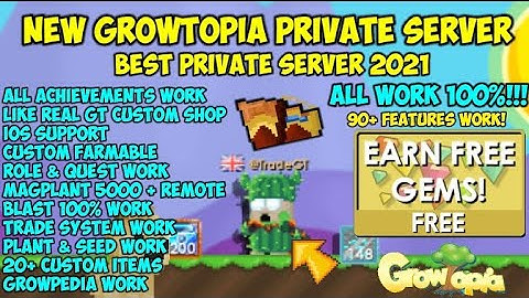 NEW GROWTOPIA PRIVATE SERVER 2021 | ✅ BEST SERVER & LIKE REAL GT 100% ALL WORK!!! 🔥 | HellTopia