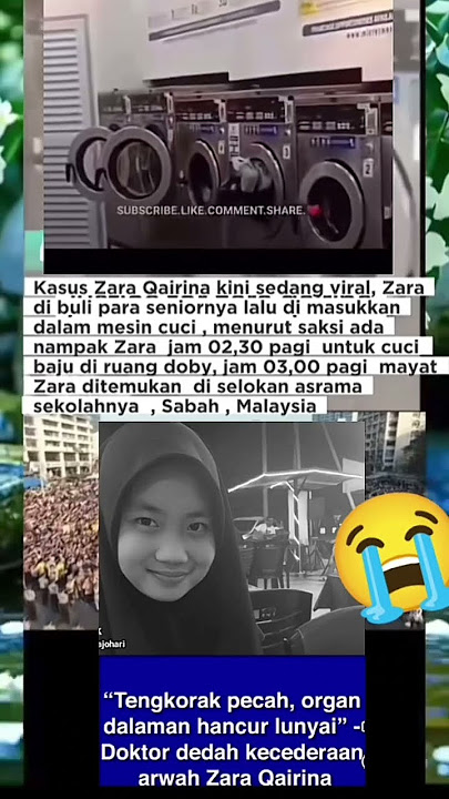 zara di bully para seniornya,dan di masukkan ke dalaam mesin cuci #zara #fyp #viral