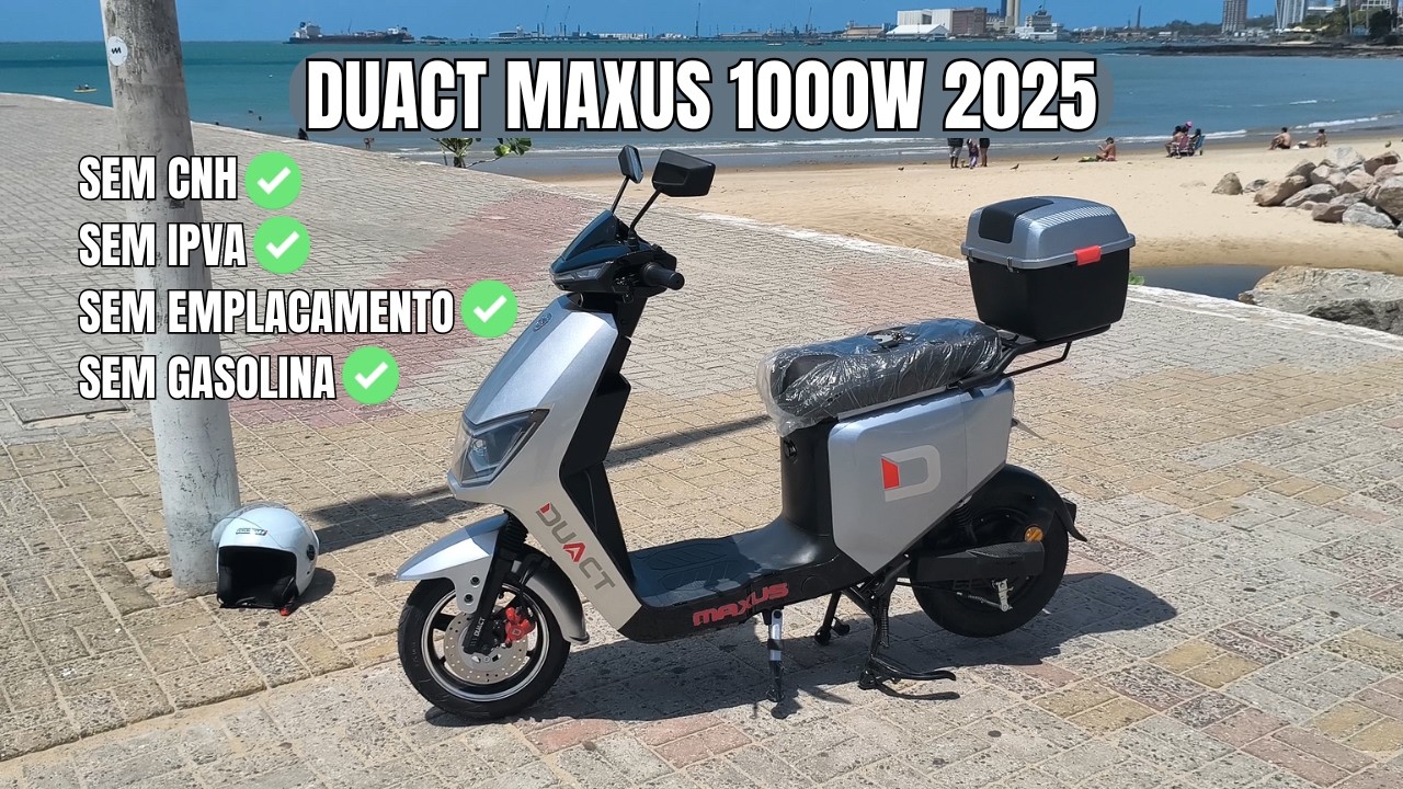 DUACT MAXUS 2025 – Review COMPLETO 🚀 Vale a pena essa SCOOTER ELÉTRICA?