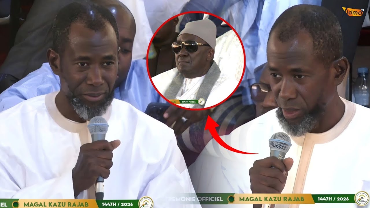 🟠Discours Serigne Ahmadou Rafahi Mbacké Cérémonie Officielle Magal Kazu Rajab 1447H 2026