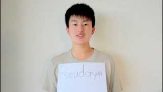 The Y.K. Dictionary - Pseudonym