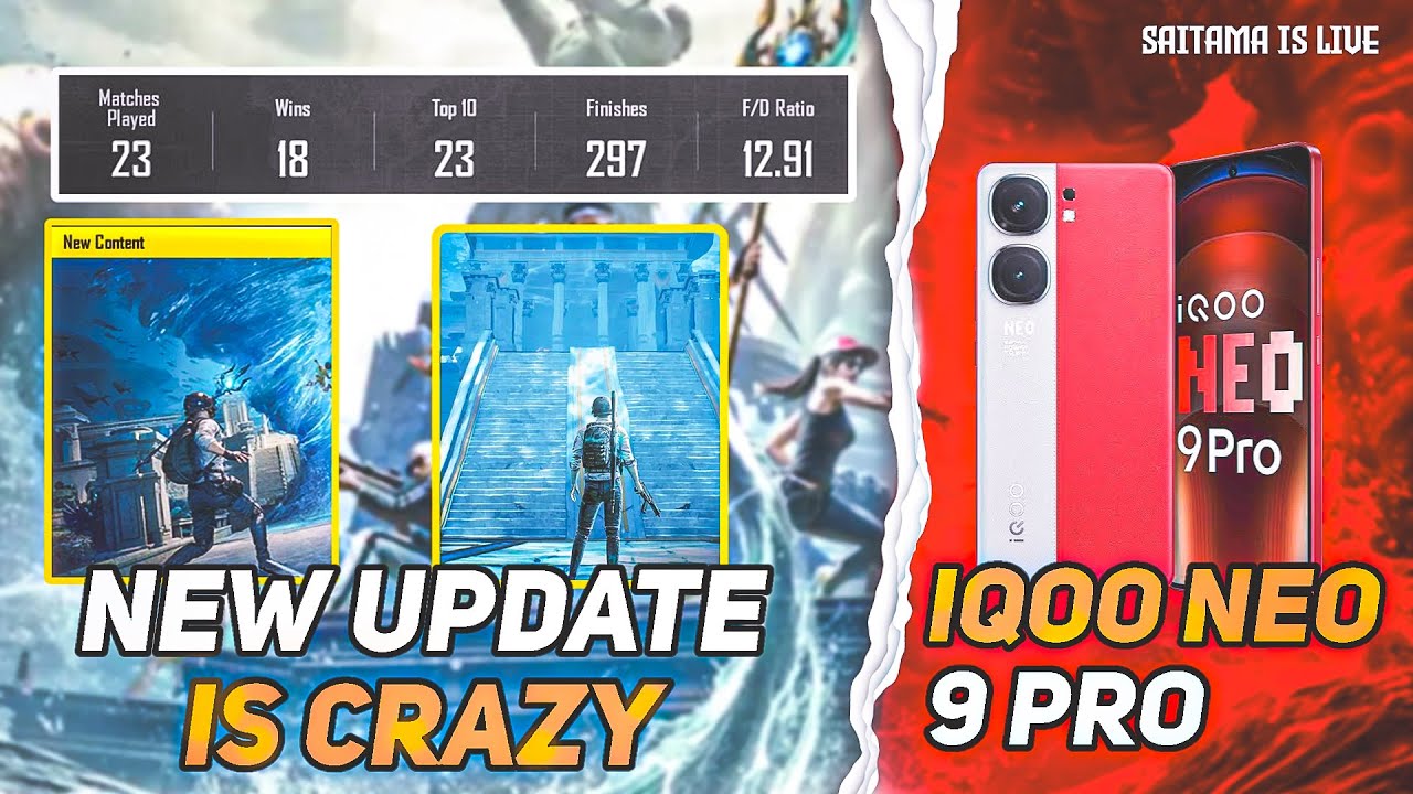 IQOO NEO 9 PRO 90 FPS BGMI GAMEPLAY | IQOO 90 FPS #iqooneo9pro # ...