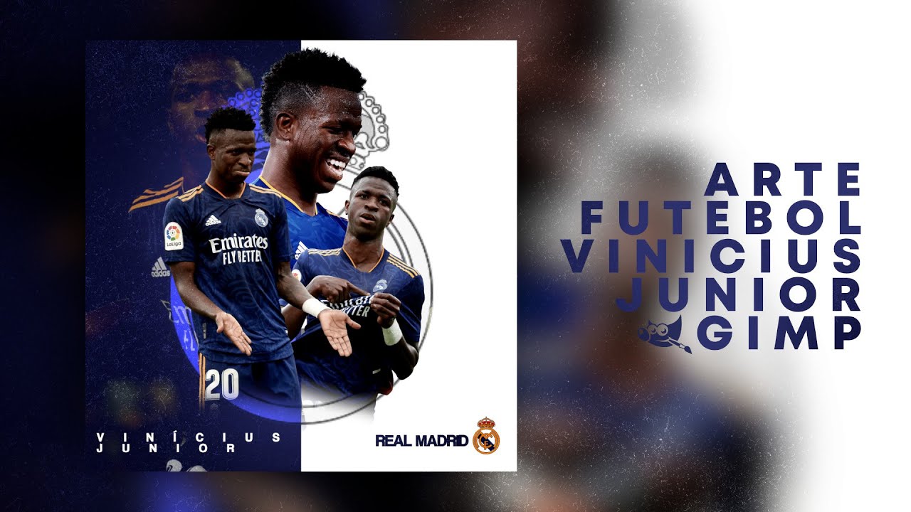 ARTE VINÍCIUS JÚNIOR NO GIMP