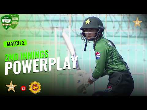 2nd Innings Powerplay | Pakistan vs Sri Lanka | Match 2 | Women U19 Tri-Nation Series 2026 | MZP1J