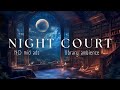NO MID ADS Night Court Library Reading Ambience
