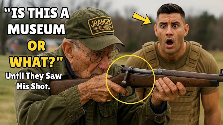 He was just an old janitor at the shooting range — until the commander recognized his sniper medal