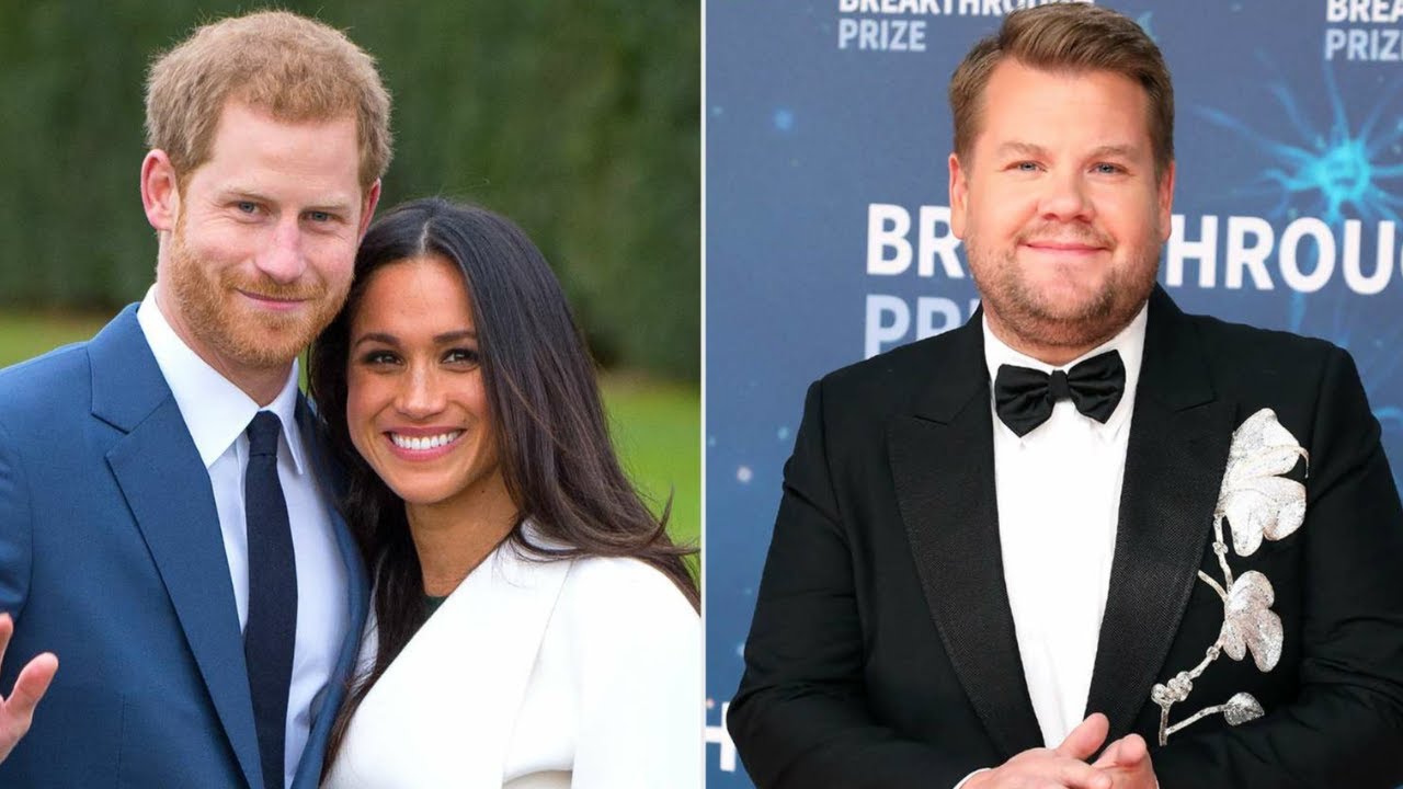 James Corden Visits Meghan Markle and Prince Harry at Their California