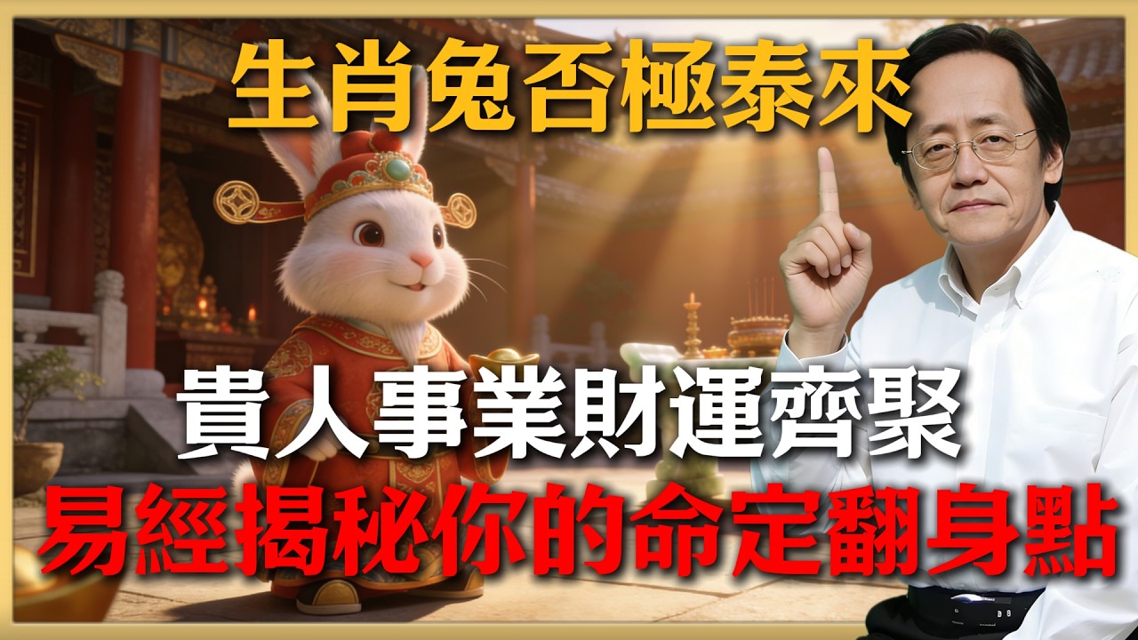 苦盡甘來在今朝！生肖兔：把握住！這15天是命定“轉運點”，一飛沖天，富貴逼人！#倪海廈 #命理 #生肖 #運勢