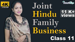 Joint Hindu Family Business - Explained with Animated Examples
