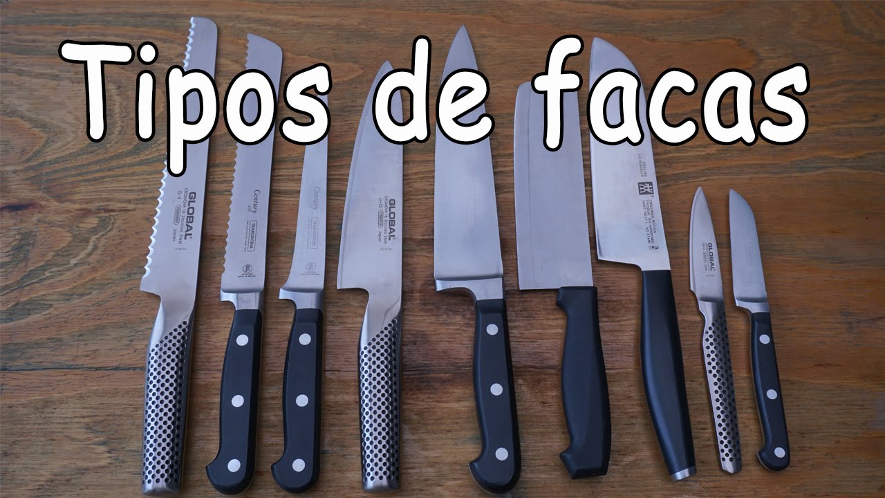 Tipos de Facas de Cozinha 