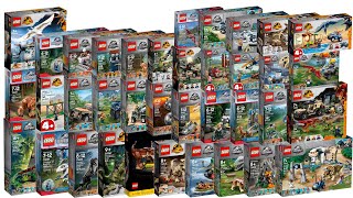 All LEGO Jurassic World Sets 2015 - 2022 Compilation/Collection Speed Build