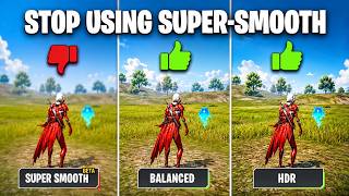 STOP USING *SUPER SMOOTH* GRAPHICS IMMEDIATELY ❌PUBGM NEW UPDATE LAG ISSUE GLITCH.