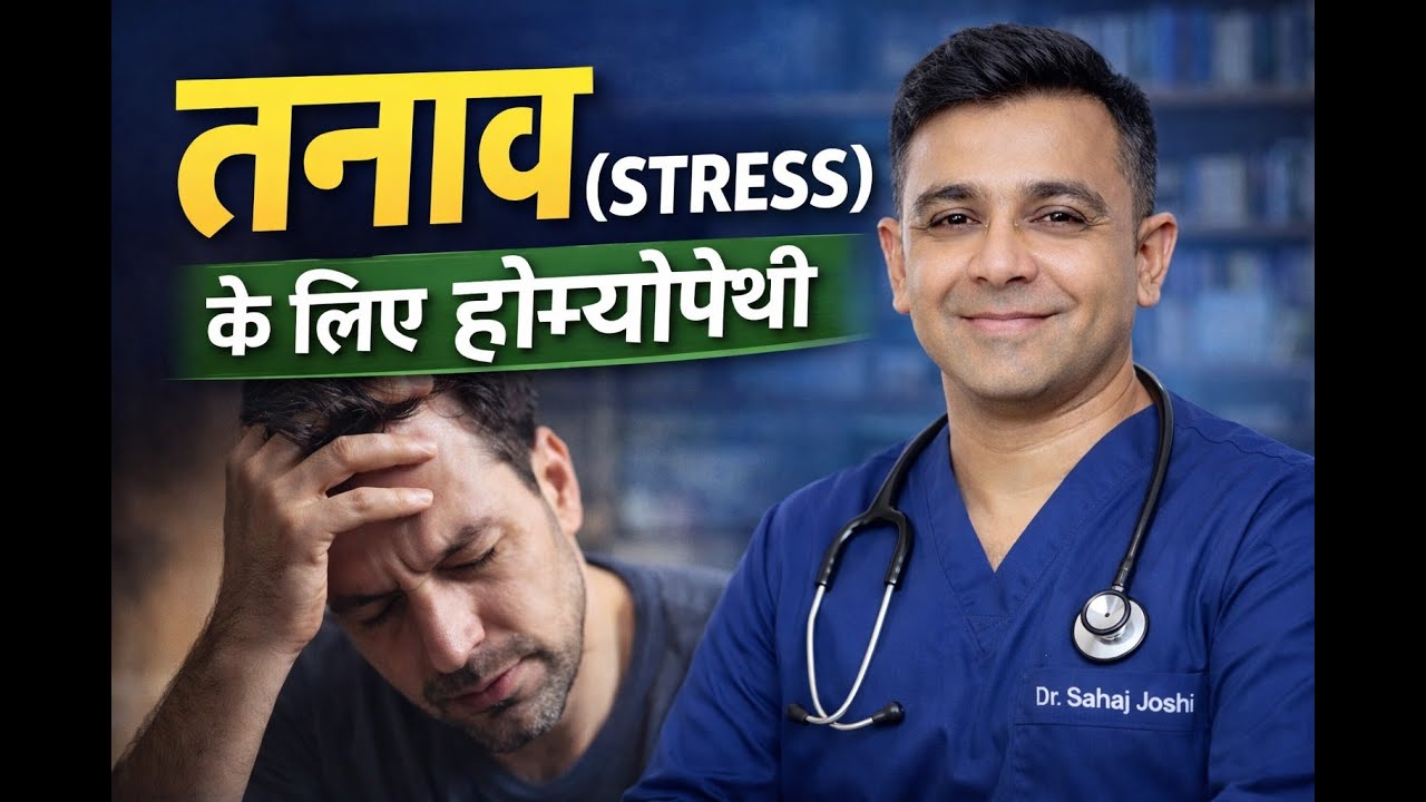 तनाव (Stress) का होम्योपैथिक इलाज | Anxiety, Depression & Panic Attack Treatment in Hindi