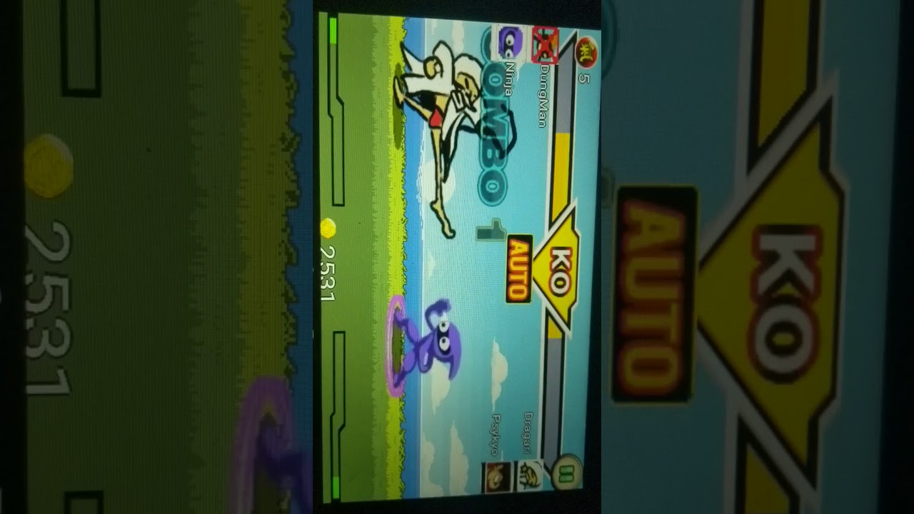 DungMan and Ninja V.S. Dragari and Psykyo