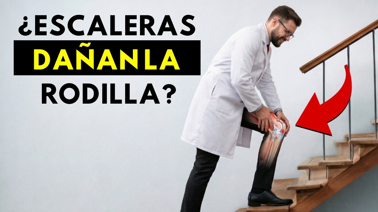 ¿Subir escaleras con dolor de rodilla EMPEORA o AYUDA? La verdad que casi nadie dice