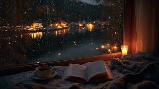 : Romantic Amsterdam Rainy Night Ambience  Cozy Reading Nook with Rain Sounds for Sleep & Focus