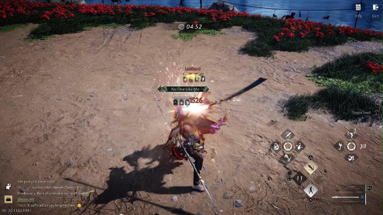 Where Winds Meet PvP Mythic nameless spear sword bellstrike splendor vs tank