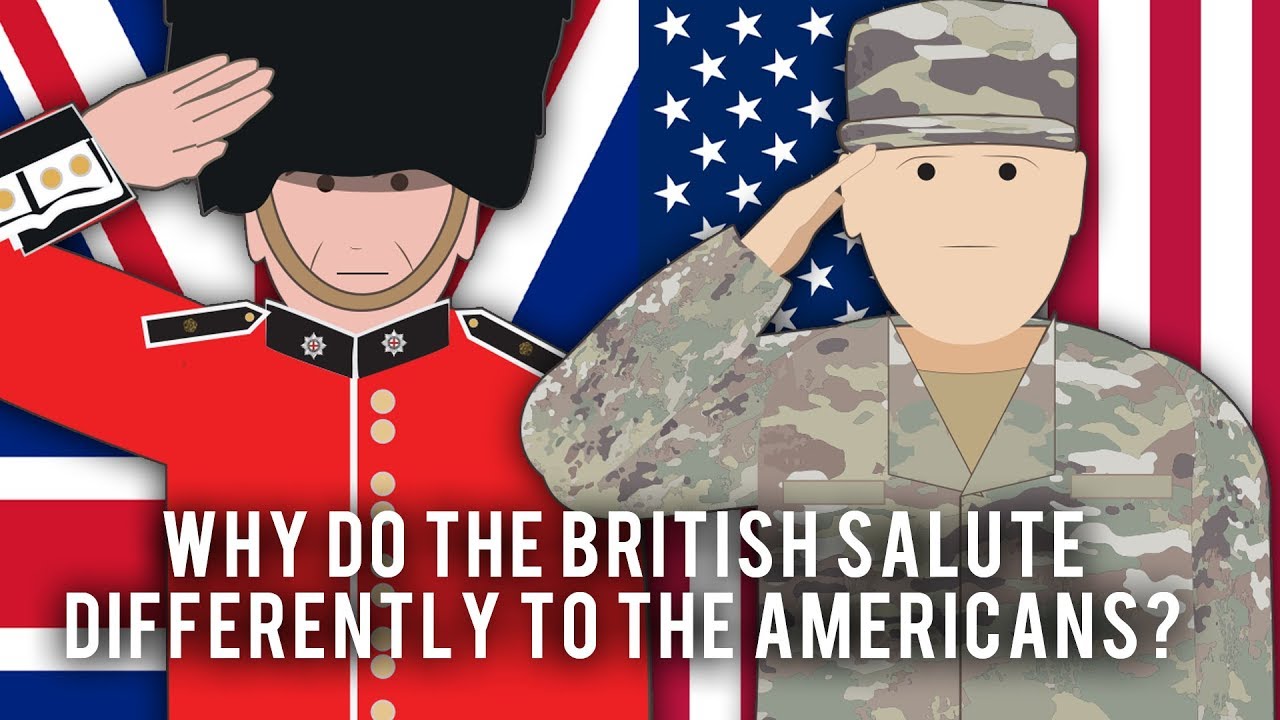 ⁣Why do the British salute differently to the Americans?