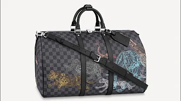 Louis Vuitton | Keepall 50B | Animal Print Travel Stamps | Unboxing | Full Review