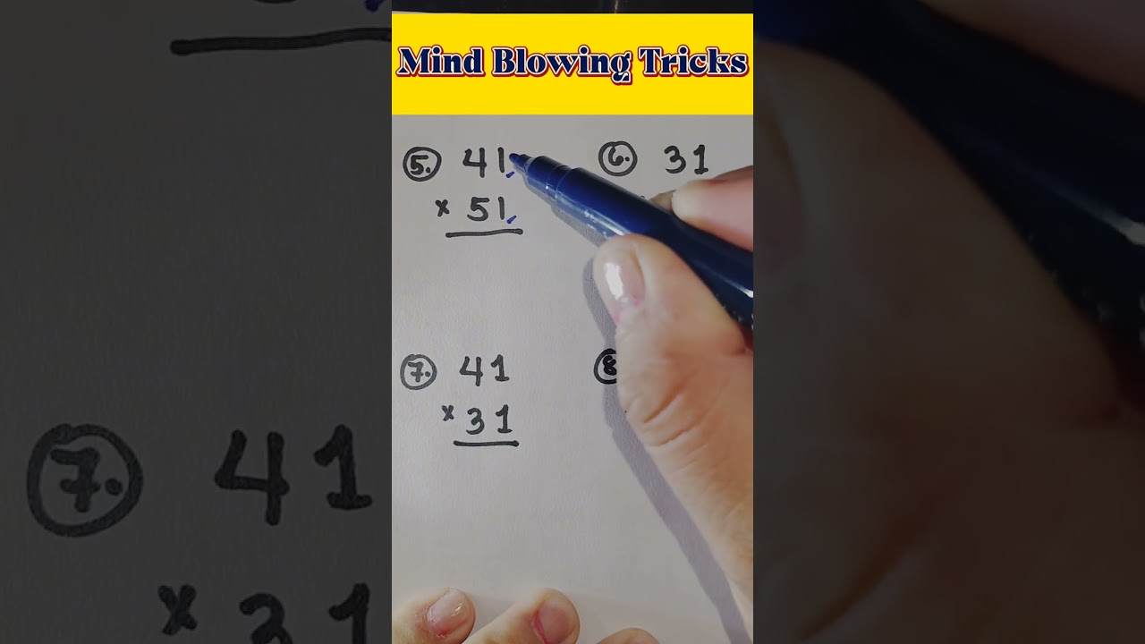 Mind Blowing Tricks/Hacks in Mathematics