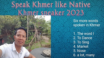 #រៀនភាសាខ្មែរ |Learning Khmer Language ASEAN languages| speak Khmer like Native Part II