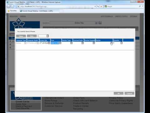 How to customize ASP.NET Ajax Controls in Visual WebGui
