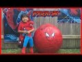 GIANT EGG SURPRISE OPENING SPIDERMAN  superhero toys