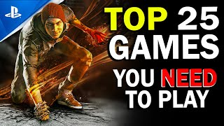 25 Greatest PS4 \& PS5 Games of All Time!