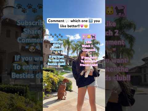 COMMENT!!💗🥹 #subscribe #dance #animals #dog