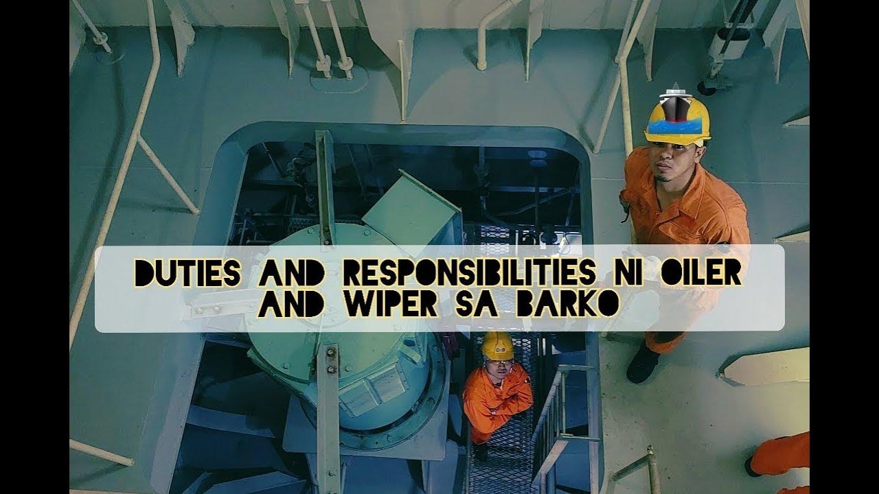 Duties and Responsibilities of Oiler & Wiper Onboardship Jalopaps YouTube