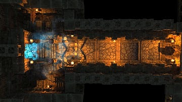 D&D Animated Encounter Battle Map - Dungeon Entrance Gridless