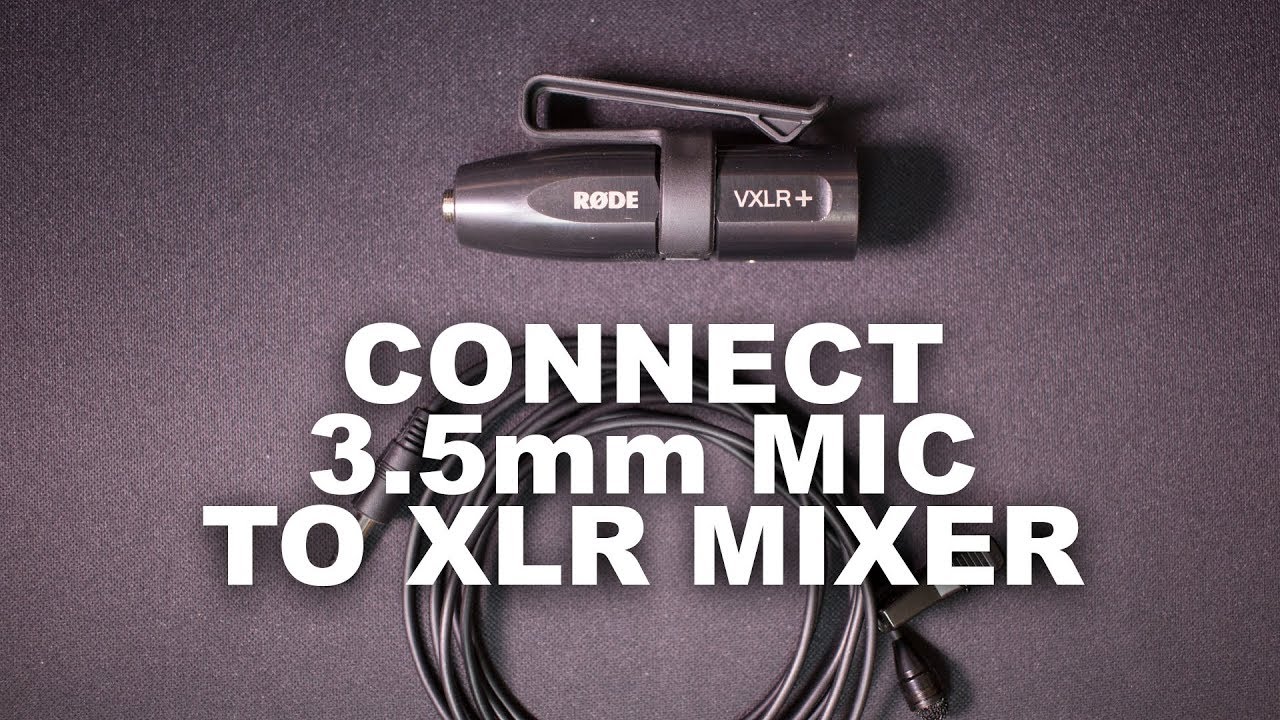 Rode VXLR 3.5mm to XLR Adapter