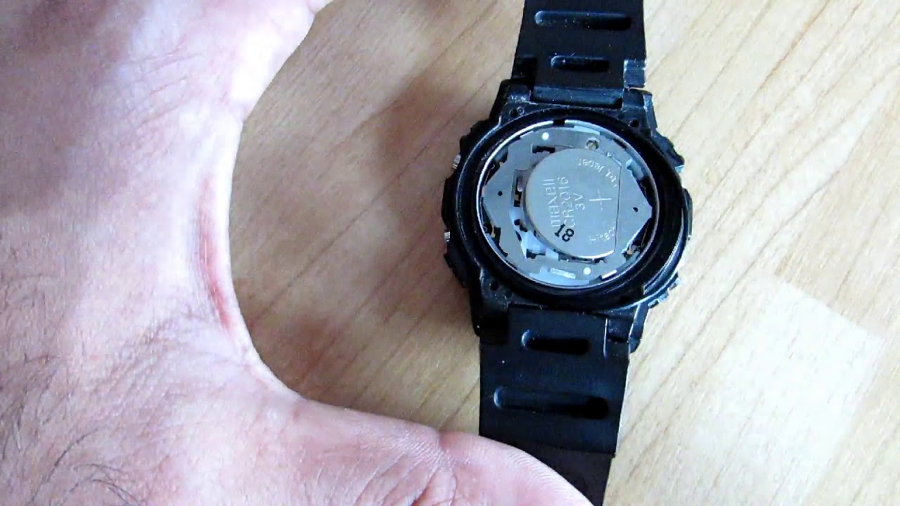 How to replace G-Shock Casio 5600 Battery